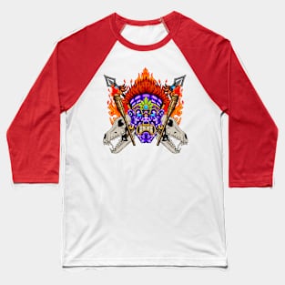 Tiki Mask 8.4 Baseball T-Shirt